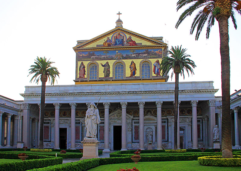 Taliansko - Rím, bazilika sv. Pavla za hradbami
